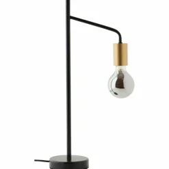 Lampe de table Brilliant Kiel Or, Noir, 1 lumière