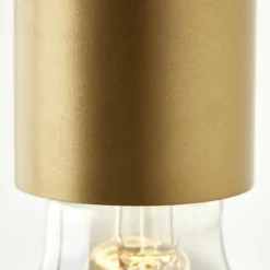 Lampe de table Brilliant Kiel Or, Noir, 1 lumière