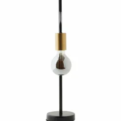 Lampe de table Brilliant Kiel Or, Noir, 1 lumière