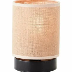 Lampe de table Brilliant Aniela Noir, 1 lumière