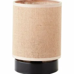 Lampe de table Brilliant Aniela Noir, 1 lumière