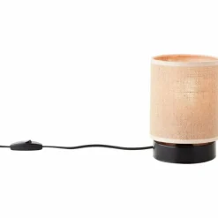 Lampe de table Brilliant Aniela Noir, 1 lumière