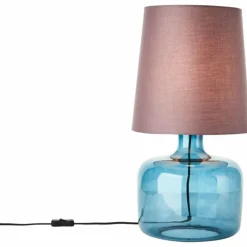 Lampe de table Brilliant Hydra Bleu, 1 lumière