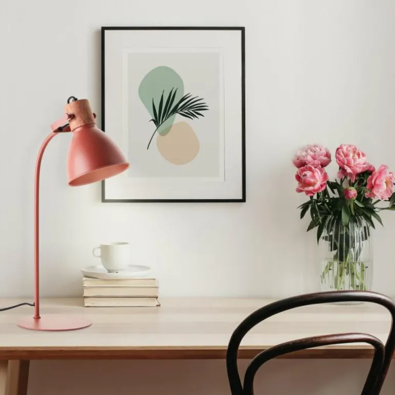 Lampe de table Brilliant Erena Rouge, 1 lumière