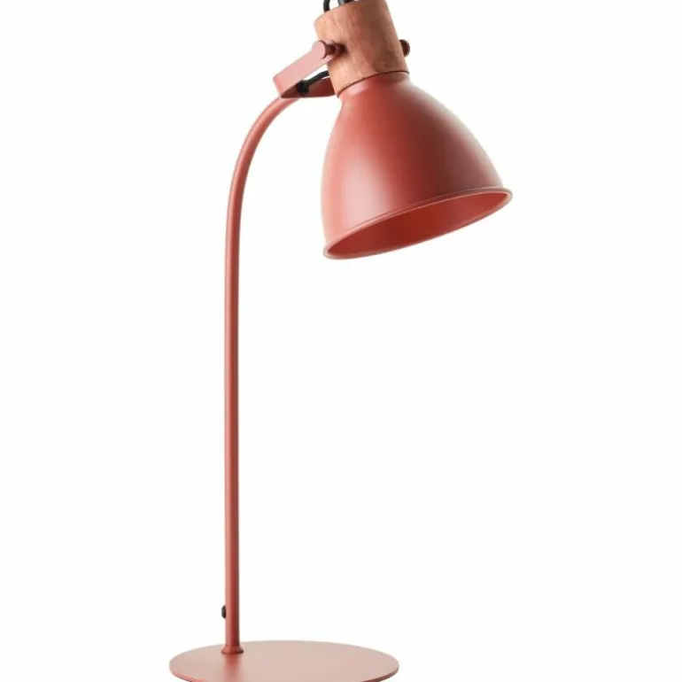 Lampe de table Brilliant Erena Rouge, 1 lumière