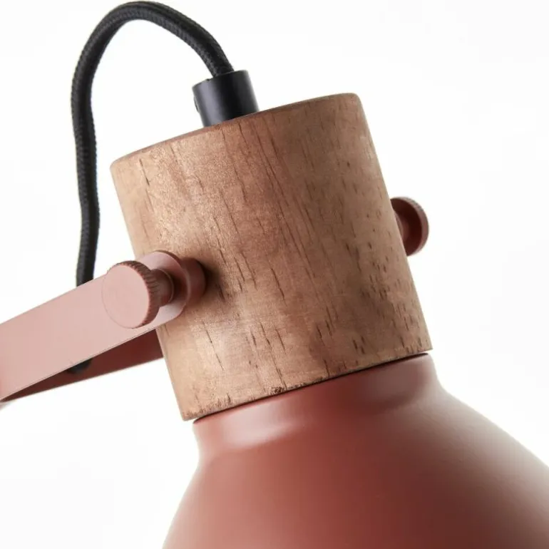 Lampe de table Brilliant Erena Rouge, 1 lumière