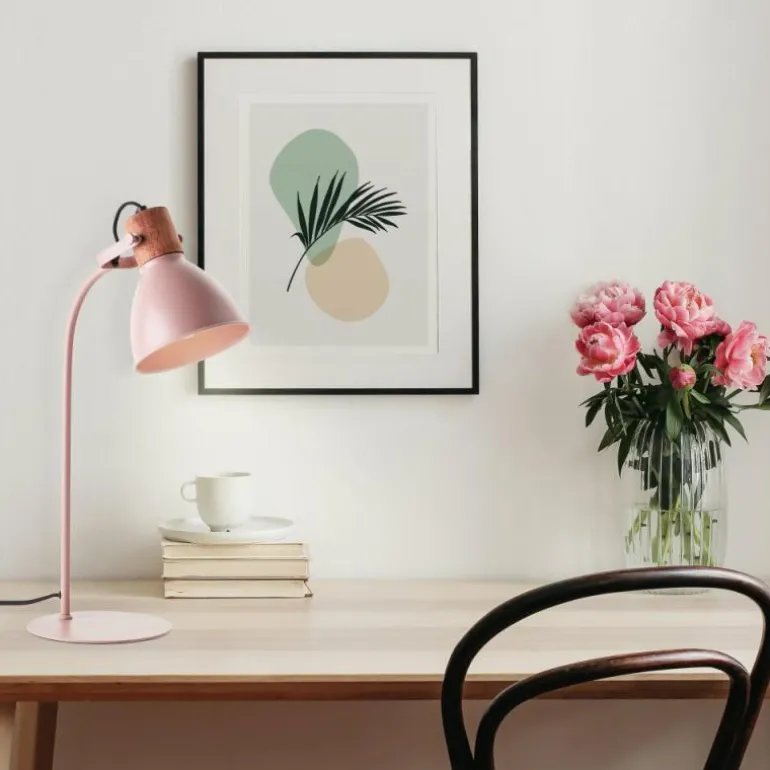 Lampe de table Brilliant Erena Rose, 1 lumière