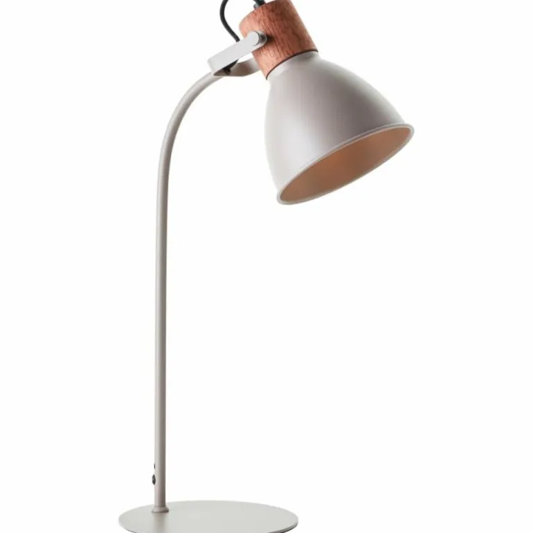 Lampe de table Brilliant Erena Gris, 1 lumière