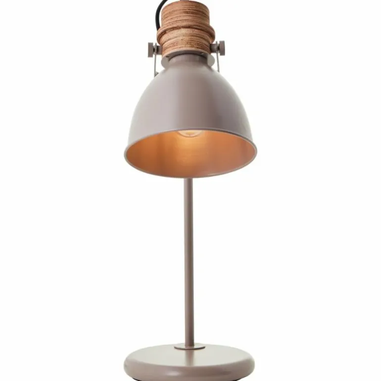 Lampe de table Brilliant Erena Gris, 1 lumière
