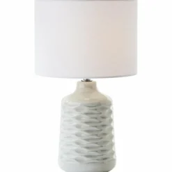 Lampe de table Brilliant Ilysa Gris, 1 lumière