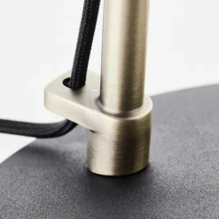 Lampe de table Brilliant Annice Or, Noir, 1 lumière