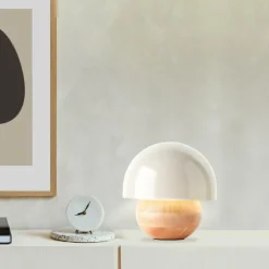 Lampe de table Brilliant Nalam Écru, 1 lumière