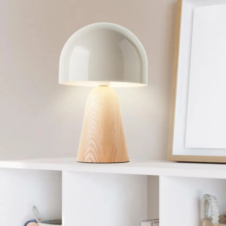 Lampe de table Brilliant Nalam Écru, 1 lumière