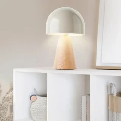 Lampe de table Brilliant Nalam Écru, 1 lumière