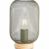 Lampe de table Brilliant Giada Vert, 1 lumière