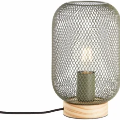 Lampe de table Brilliant Giada Vert, 1 lumière