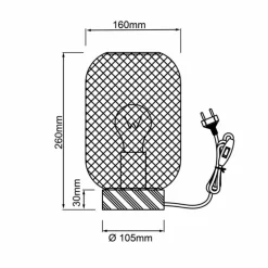 Lampe de table Brilliant Giada Vert, 1 lumière