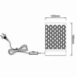 Lampe de table Brilliant Neolia Or, 1 lumière