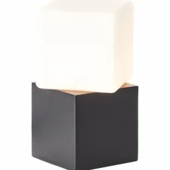 Lampe de table Brilliant Twisty Noir, 1 lumière