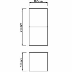 Lampe de table Brilliant Twisty Noir, 1 lumière