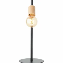 Lampe de table Brilliant Tiffany Écru, Noir, 1 lumière