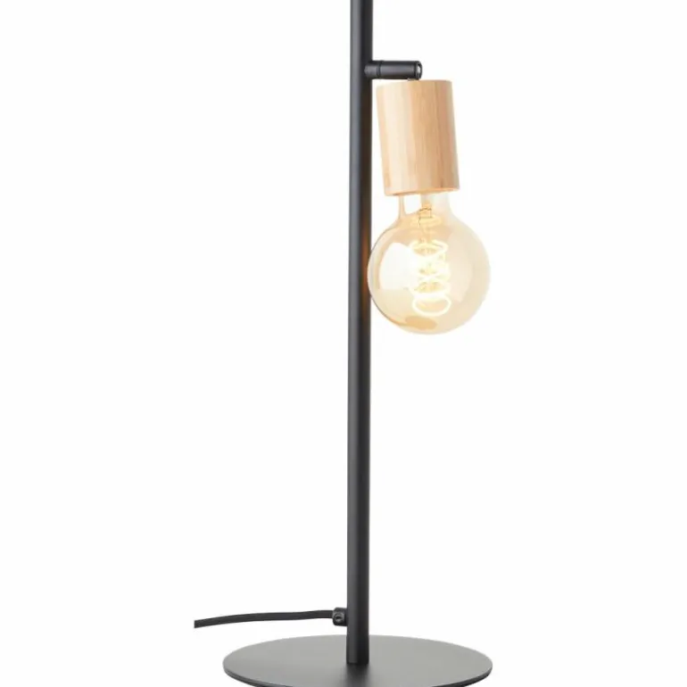 Lampe de table Brilliant Tiffany Écru, Noir, 1 lumière