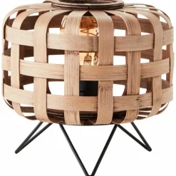 Lampe de table Brilliant Woodline Noir, 1 lumière