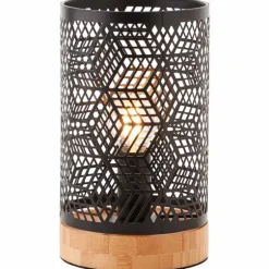 Lampe de table Brilliant Santy Noir, 1 lumière