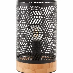 Lampe de table Brilliant Santy Noir, 1 lumière