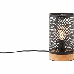 Lampe de table Brilliant Santy Noir, 1 lumière