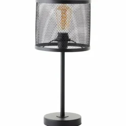 Lampe de table Brilliant Maze Noir, 1 lumière