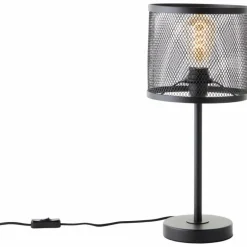 Lampe de table Brilliant Maze Noir, 1 lumière