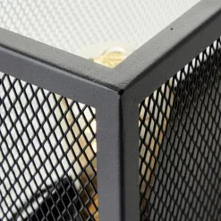 Lampe de table Brilliant Maze Noir, 2 lumières