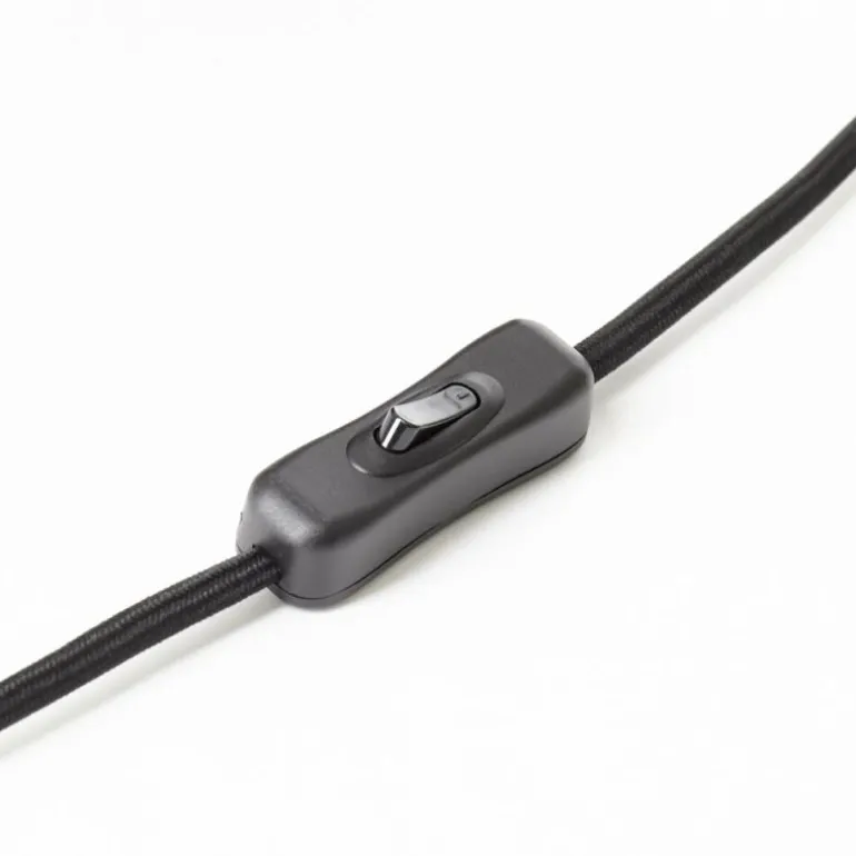 Lampe de table Brilliant Glasini Noir, 1 lumière