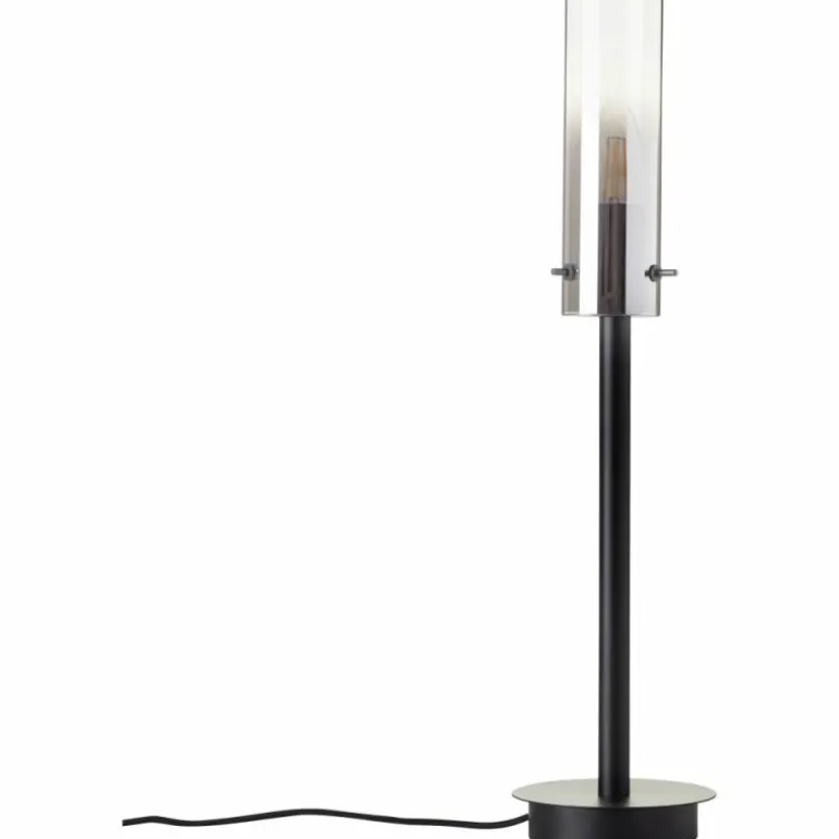 Lampe de table Brilliant Glasini Noir, 1 lumière