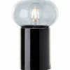 Lampe de table Brilliant Knut Noir, 1 lumière