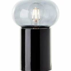 Lampe de table Brilliant Knut Noir, 1 lumière