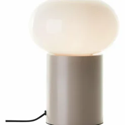 Lampe de table Brilliant Daeny Brun, Gris, 1 lumière
