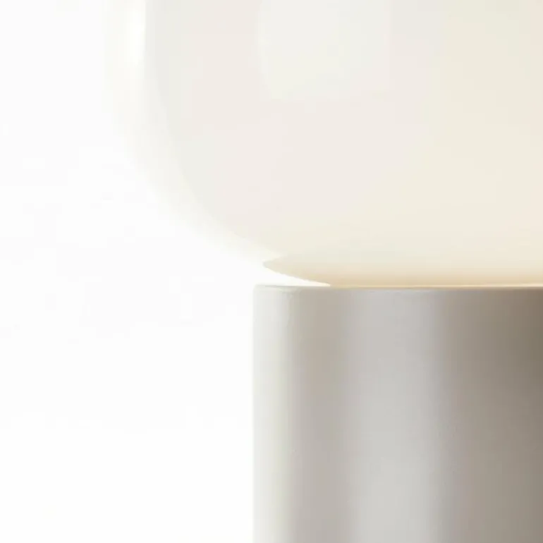 Lampe de table Brilliant Daeny Brun, Gris, 1 lumière