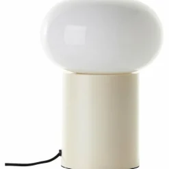Lampe de table Brilliant Daeny Beige, 1 lumière