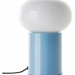 Lampe de table Brilliant Daeny Bleu, 1 lumière