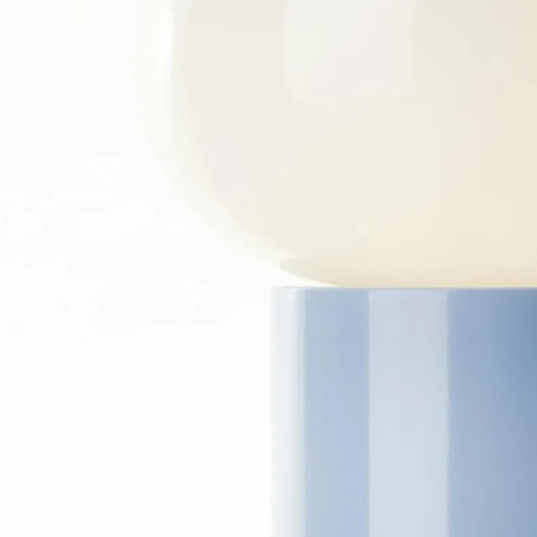 Lampe de table Brilliant Daeny Bleu, 1 lumière