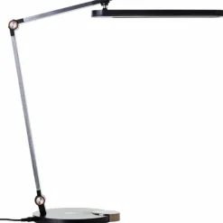 Lampe de table Brilliant Officehero LED Noir, 1 lumière