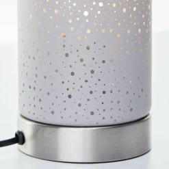 Lampe de table Brilliant Scarlett Argenté, 1 lumière