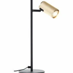 Lampe de table Brilliant Marty LED Noir, 1 lumière