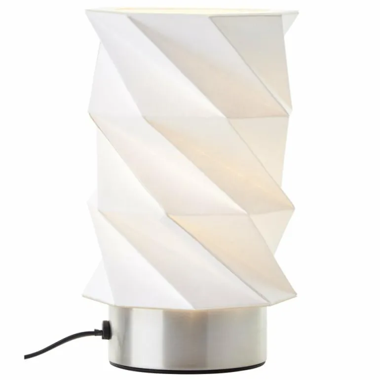 Lampe de table Brilliant Paperfold Argenté, 1 lumière