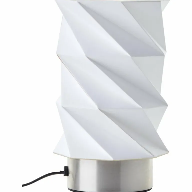 Lampe de table Brilliant Paperfold Argenté, 1 lumière