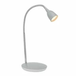 Lampe de table Brilliant Anthony LED Titane, 1 lumière