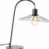 Lampe de table Brilliant-Leuchten Leika Noir, 1 lumière