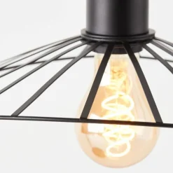 Lampe de table Brilliant-Leuchten Leika Noir, 1 lumière